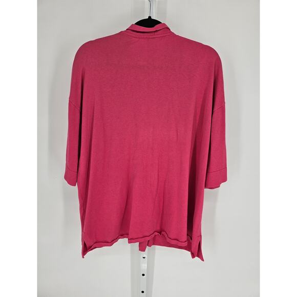 Isaac Mizrahi LIVE! Women's Pink Open Front Pockets Long Sleeve Cardigan Size 1X - Picture 4 of 4